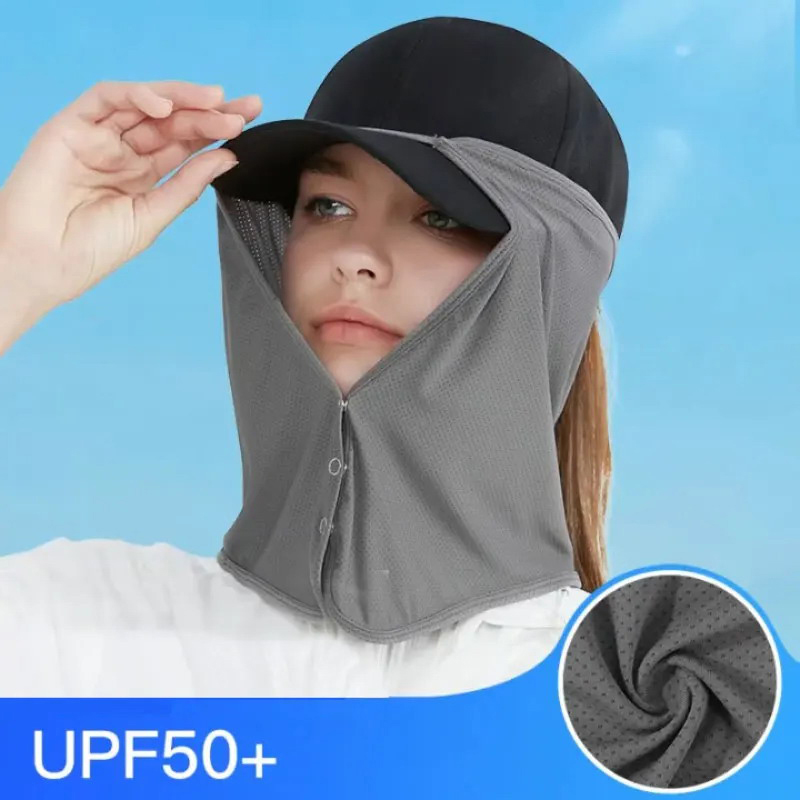 Women'S Golf Accessories - 速乾性釣りキャップフェイスネックサンシェードマスクキャップ UV 保護バイザー帽子屋外スポーツゴルフハイキングベール旅行帽子