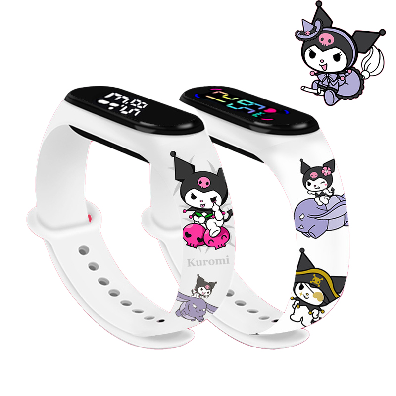 Women Accessories Display - MINISO クロミガールズ腕時計子供のためのスポーツリストバンドタッチブレスレット防水子供デジタル腕時計女性時計レロジオ montre