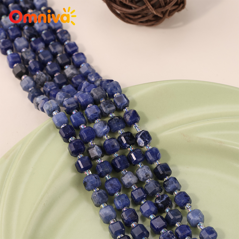 Women Accessories In Wholesale - DIY 女性アクセサリーチャームブレスレット古い蘭模様石天然手作りファセットビーズ作成用 15 ''卸売 6/8/10 ミリメートル