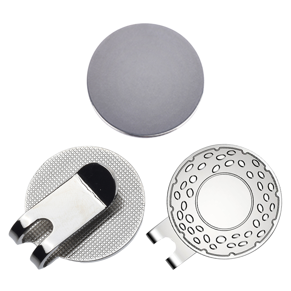 Women'S Golf Accessories - 2個入り マグネット式ゴルフハットクリップ ボールマーカーセット - 25mm強力マグネットキャップクリップ ゴルフキャップ用、男性女性向け実用的なゴルフギフト