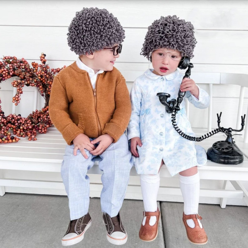 かわいい子供用男の子女の子おばあちゃん女性カーリーヘアウィッ - Women'S Accessories List のレビューと価格