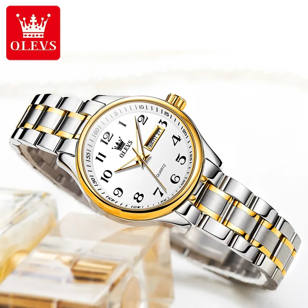 OLEVS 5567 ベストセラー レディース腕時計 シンプ - Women Accessories Display のレビューと価格