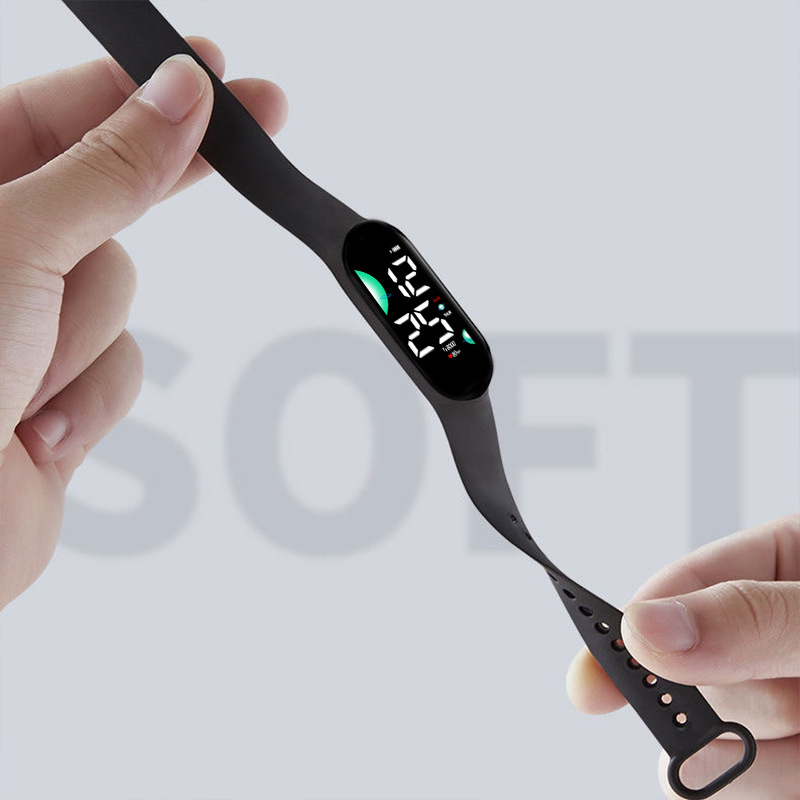 LEDウォッチ 防水キッズウォッチ ブレスレット タッチコン - Women Accessories Display のレビューと価格