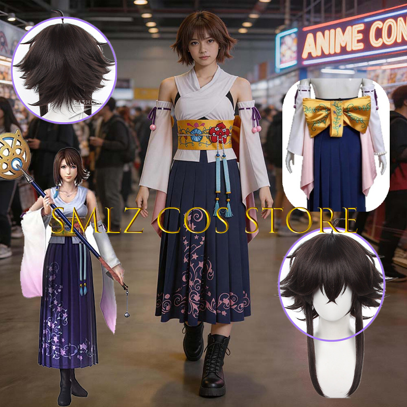 Smlz FFX ユナコスプレアニメ FF10 X 衣装女性 - Women'S Accessories For Suit のレビューと価格