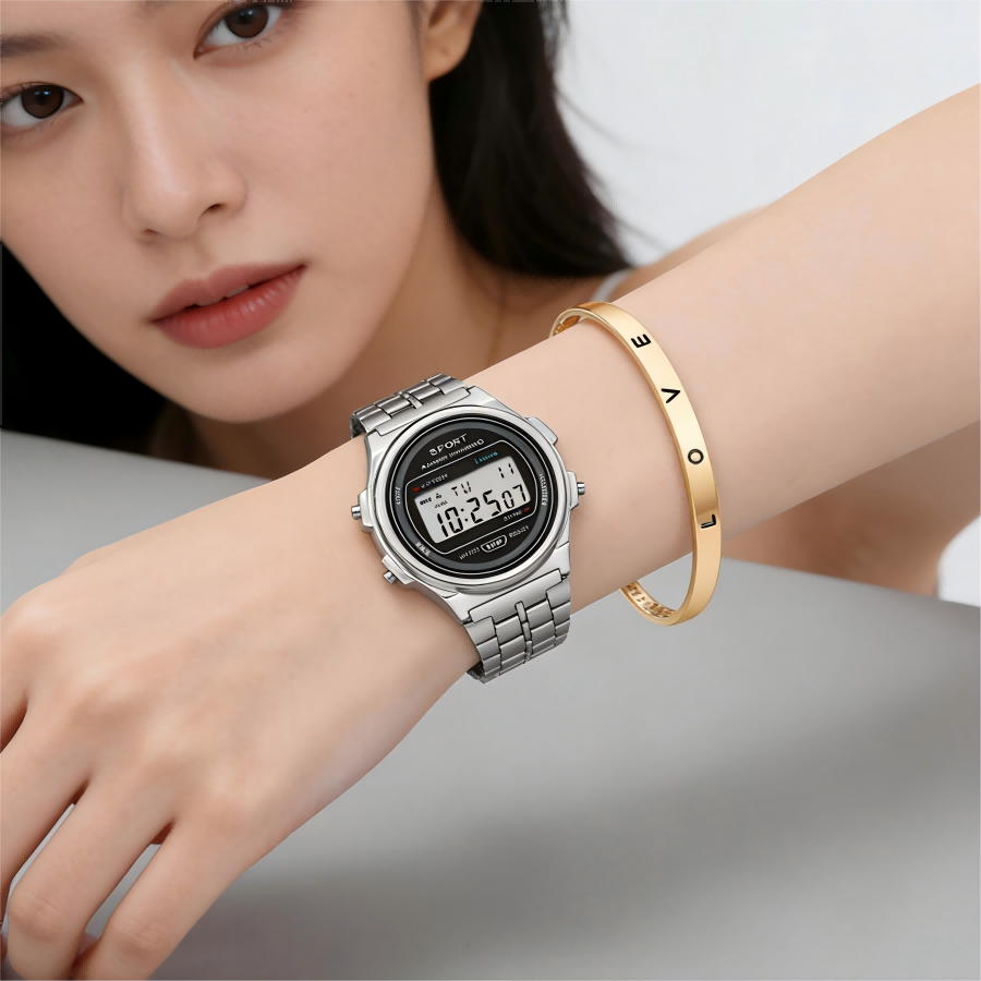ライトラグジュアリー女性用腕時計セット レディース電子腕時計 - Women Accessories Display のレビューと価格