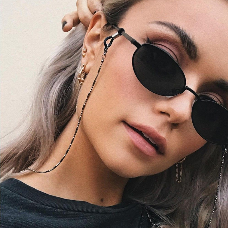 マスクサングラスチェーン女性男性用黒 Ziai シルバーカラ - Women Accessories In Wholesale のレビューと価格