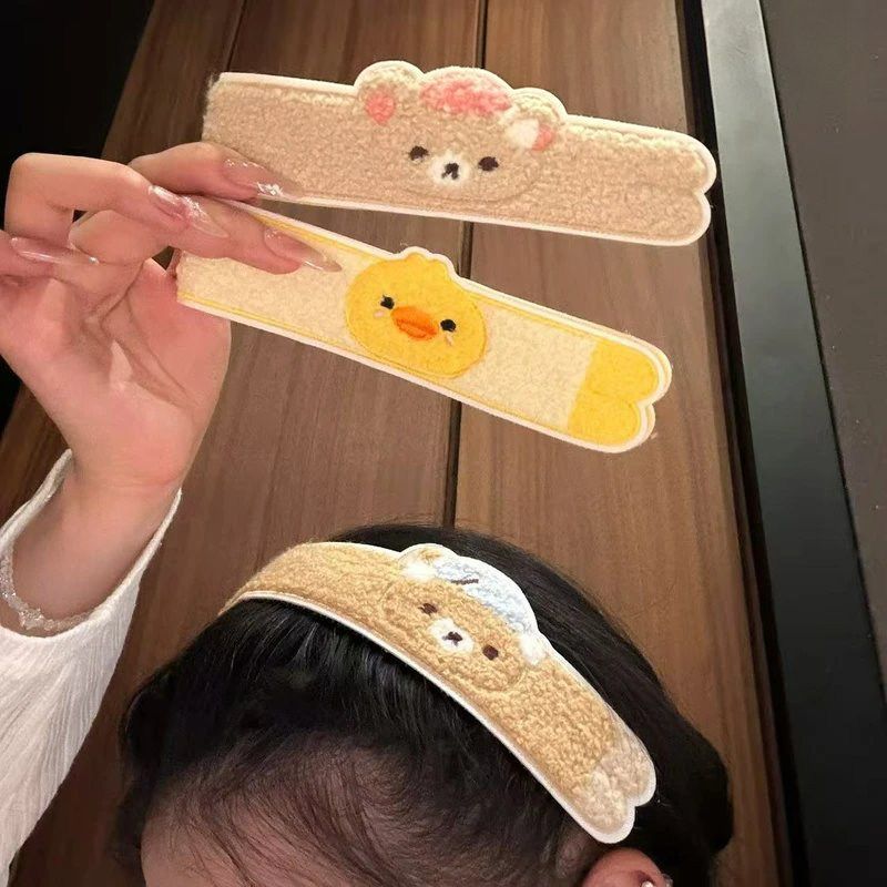 漫画風のかわいい長形リラックマの個性的な前髪ステッカー、洗顔 - Women'S Accessories List のレビューと価格