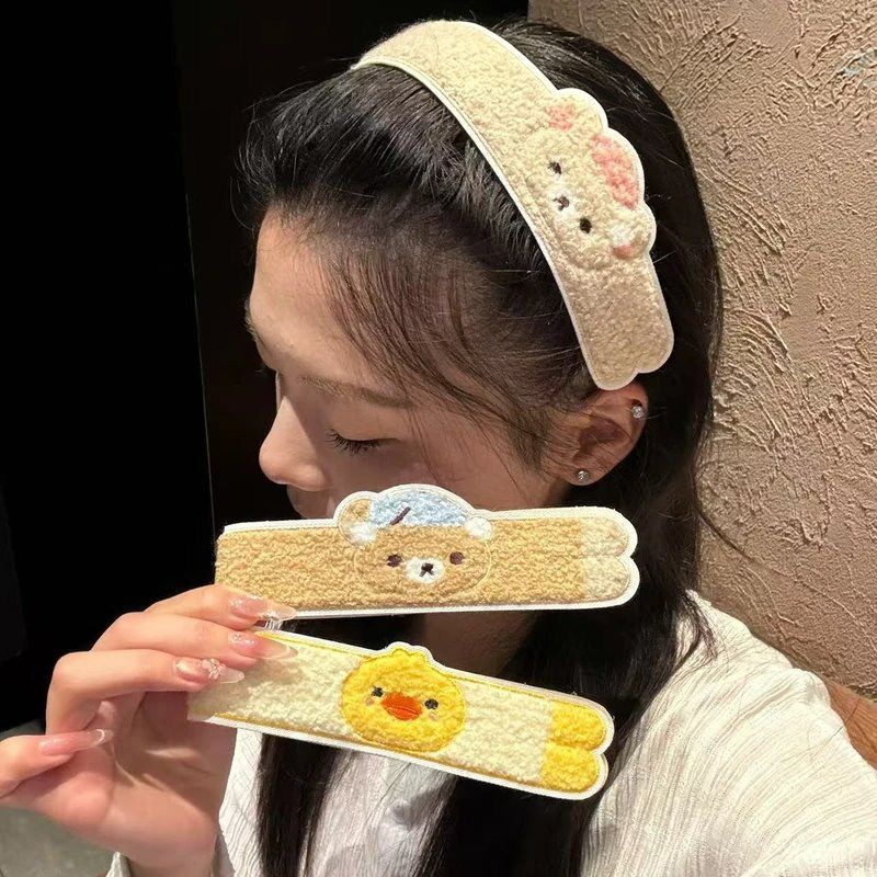 漫画風のかわいい長形リラックマの個性的な前髪ステッカー、洗顔 - Women'S Accessories List のレビューと価格