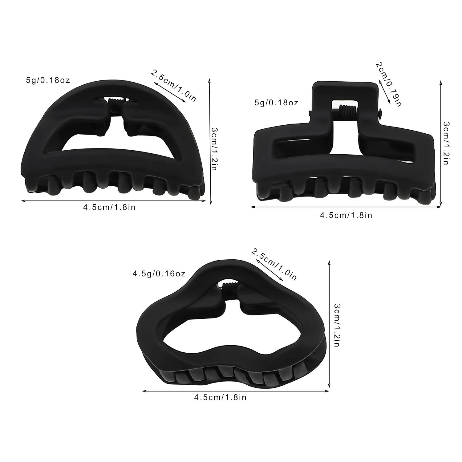 2024 新ファッション小さなつや消し幾何学クリップヘアピン - Women Accessories In Wholesale のレビューと価格