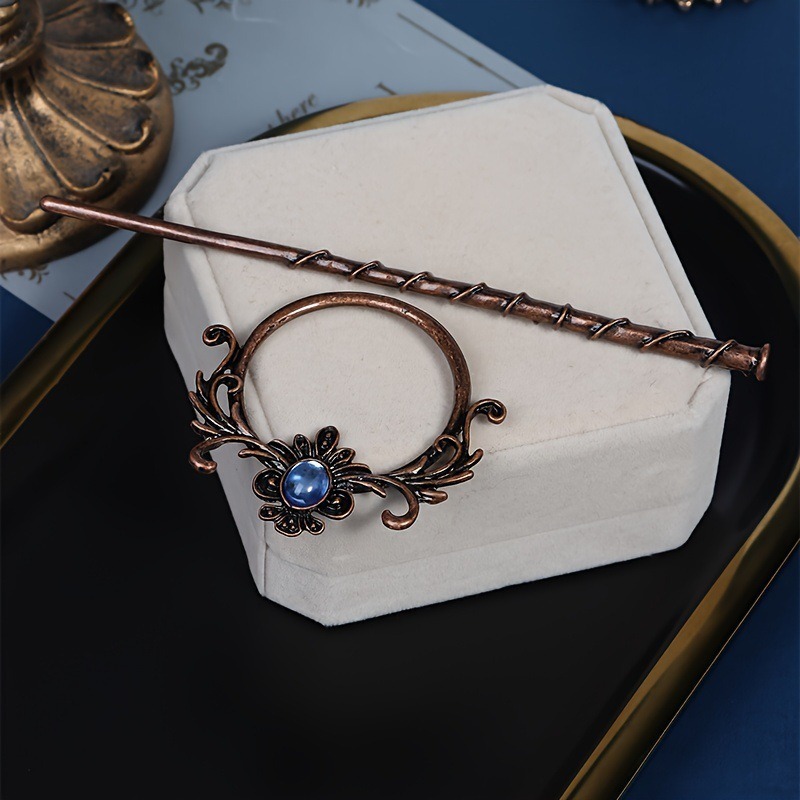 高級クラシックバイキングスタイル模造ムーンストーンヘアクリッ - Women'S Y2K Accessories のレビューと価格