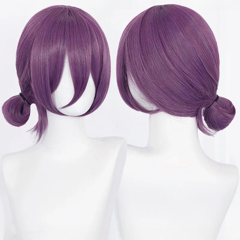 アニメレゼコスプレウィッグ 45 センチメートル紫ウィッグチ - Women'S Accessories List のレビューと価格