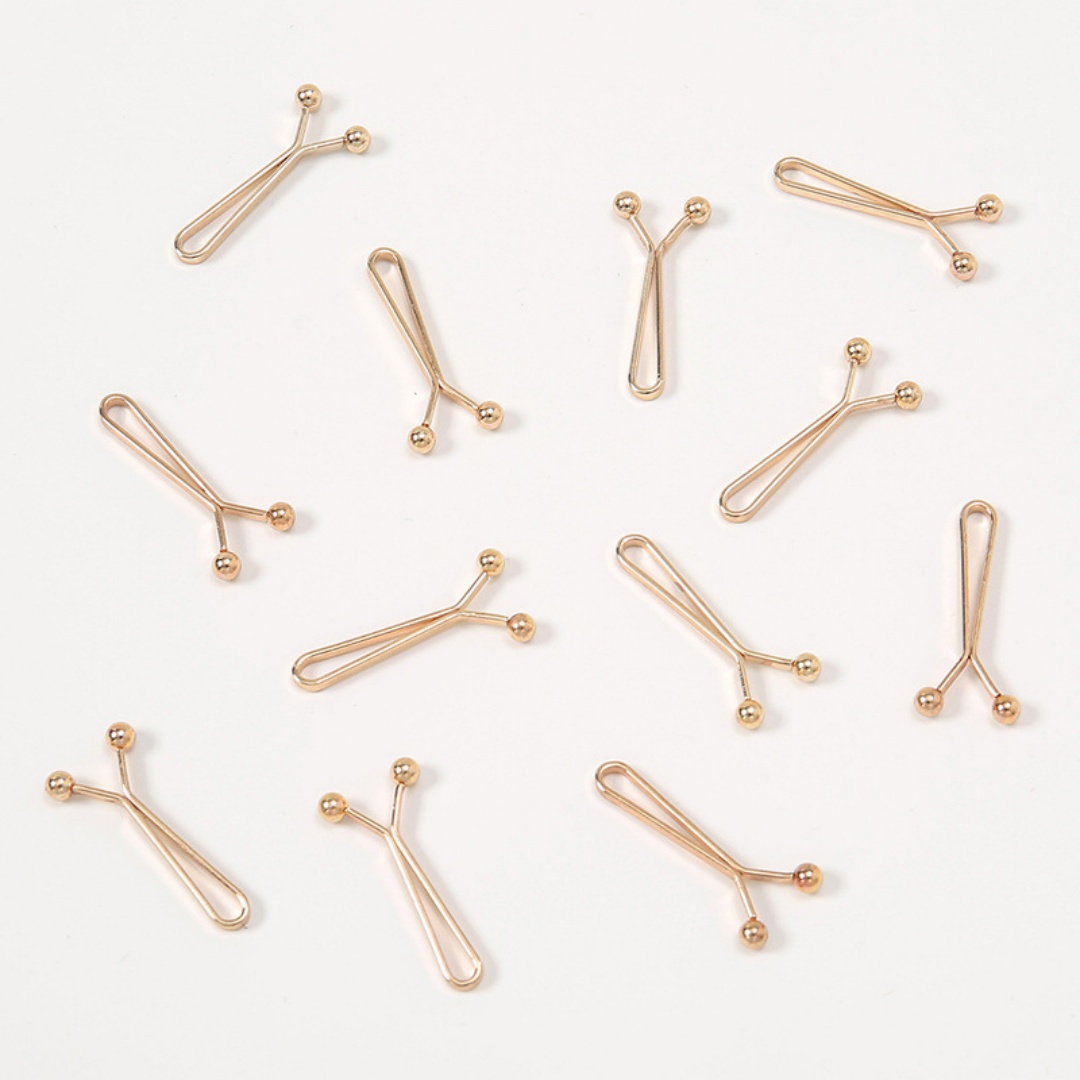 卸売 12個/袋 スカーフクリップ ブローチピン 無地装飾ア - Women Accessories In Wholesale のレビューと価格